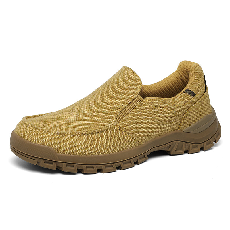 Men's Comfortable Non-Slip Pigskin Slip-On Casual Walking Shoes