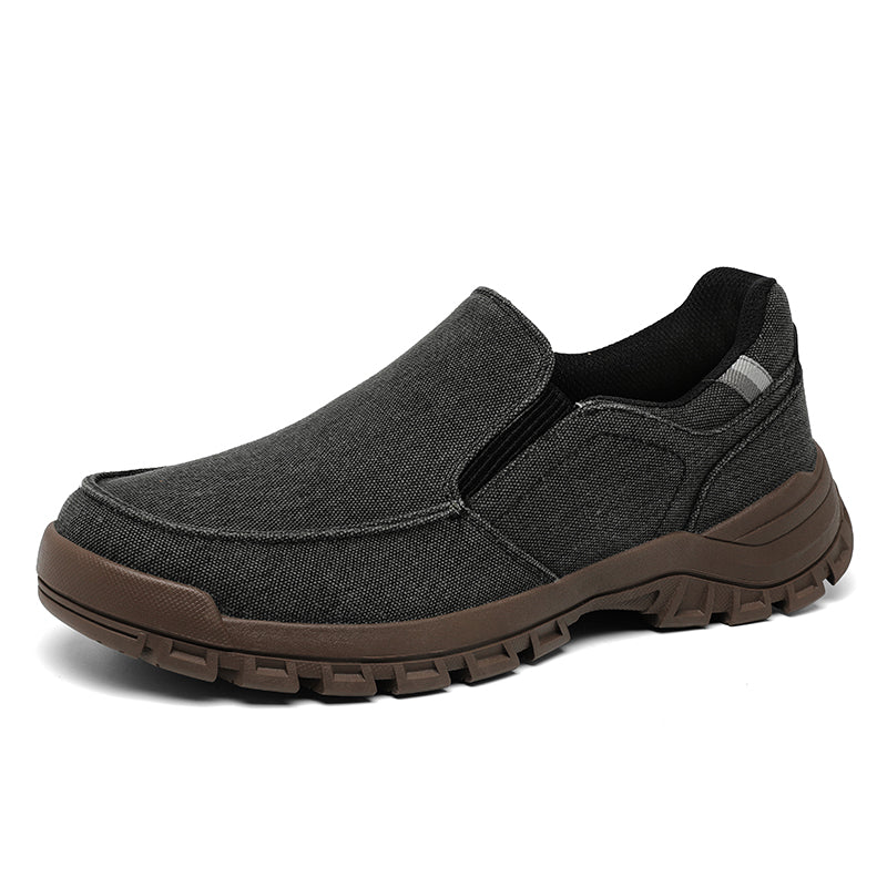 Men's Comfortable Non-Slip Pigskin Slip-On Casual Walking Shoes