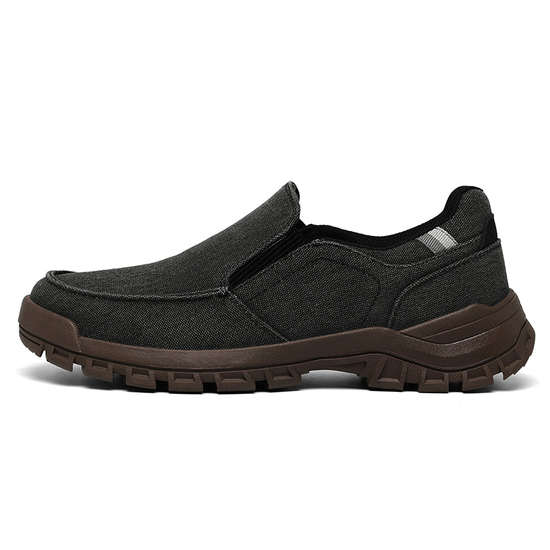 Men's Comfortable Non-Slip Pigskin Slip-On Casual Walking Shoes