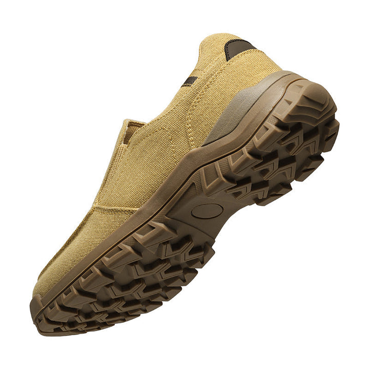 Men's Comfortable Non-Slip Pigskin Slip-On Casual Walking Shoes