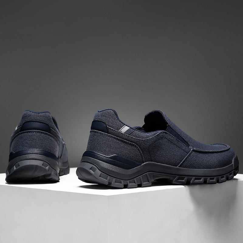 Men's Comfortable Non-Slip Pigskin Slip-On Casual Walking Shoes