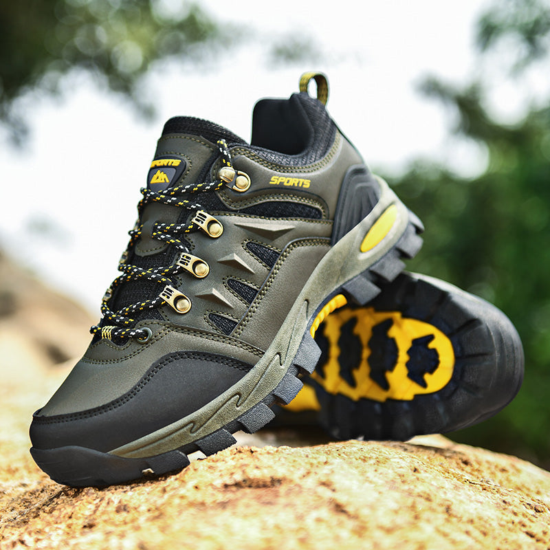 Men's Outdoor Hiking Work Boots - Slip-Resistant