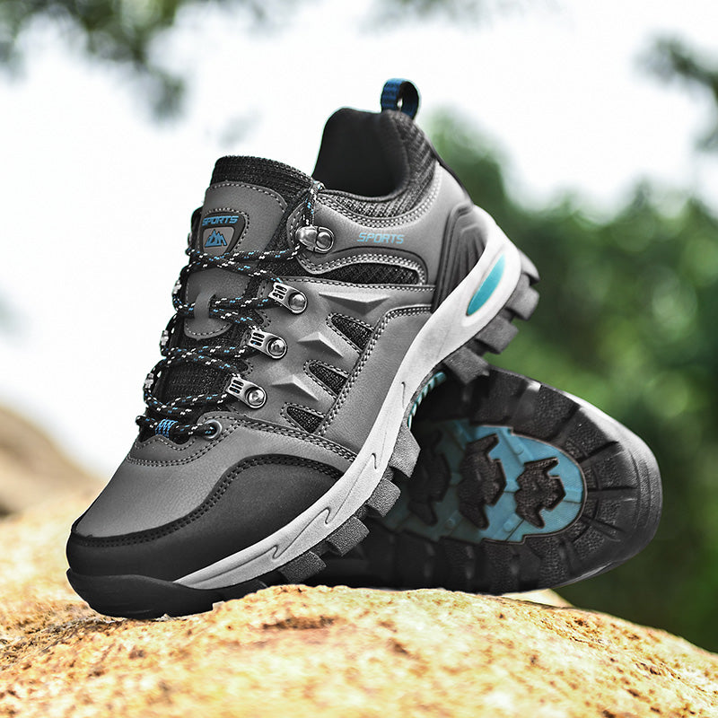 Men's Outdoor Hiking Work Boots - Slip-Resistant