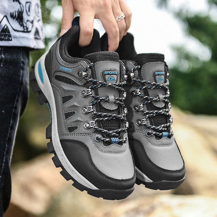 Men's Outdoor Hiking Work Boots - Slip-Resistant