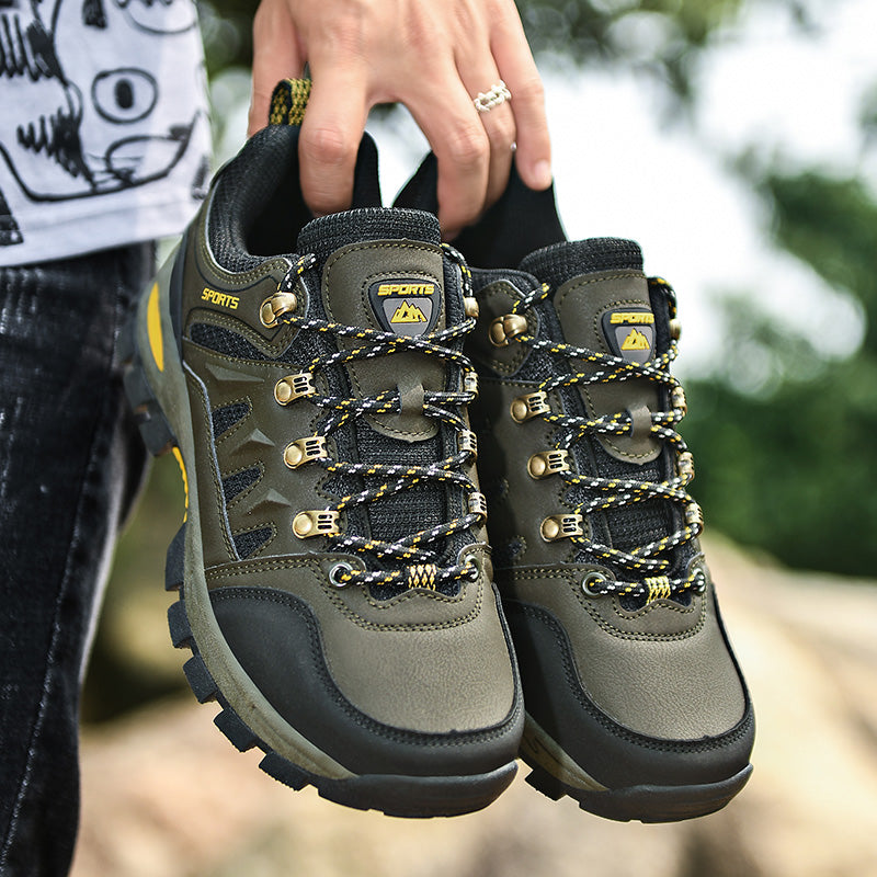 Men's Outdoor Hiking Work Boots - Slip-Resistant
