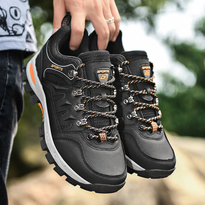 Men's Outdoor Hiking Work Boots - Slip-Resistant