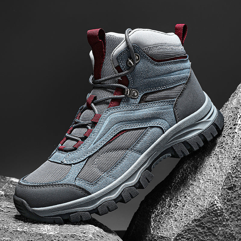 Men's Waterproof Hiking Boots - Breathable Quick-Dry