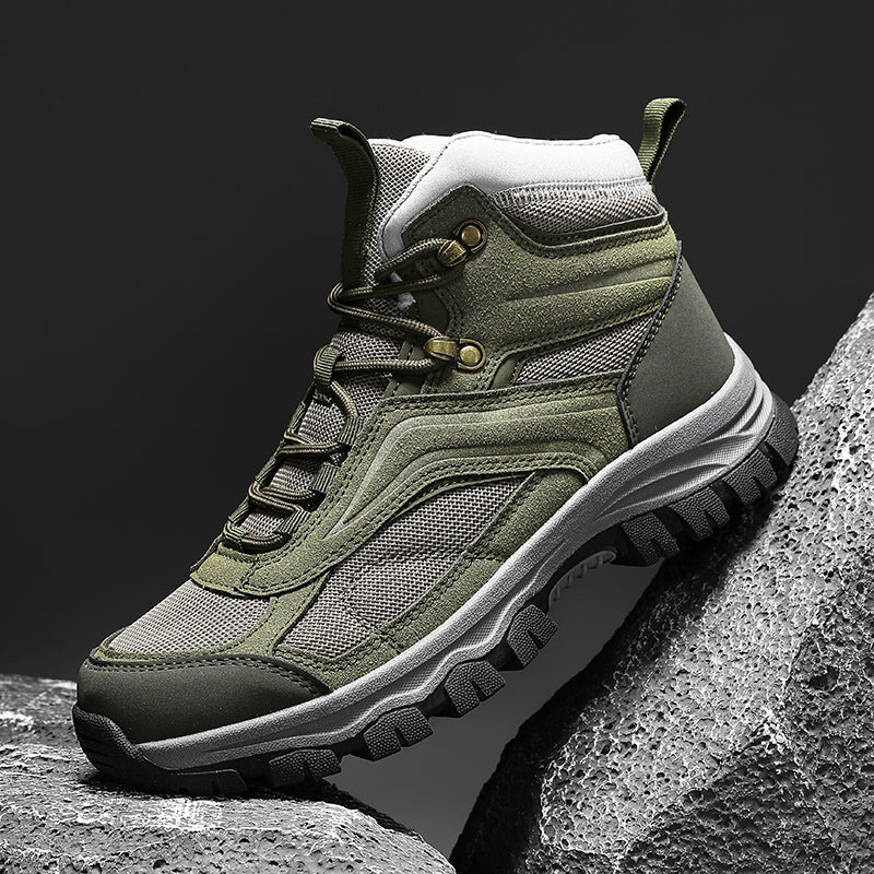 Men's Waterproof Hiking Boots - Breathable Quick-Dry