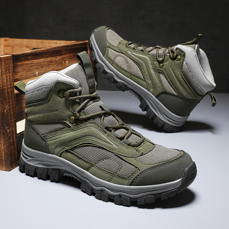 Men's Waterproof Hiking Boots - Breathable Quick-Dry