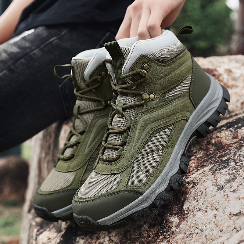 Men's Waterproof Hiking Boots - Breathable Quick-Dry