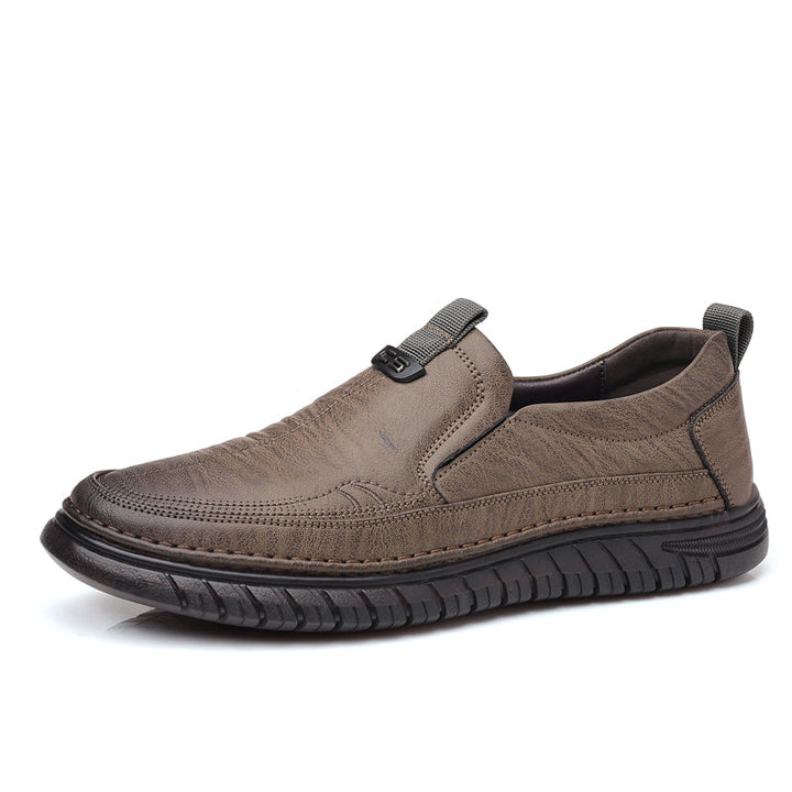 Slip-On Genuine Leather Loafers