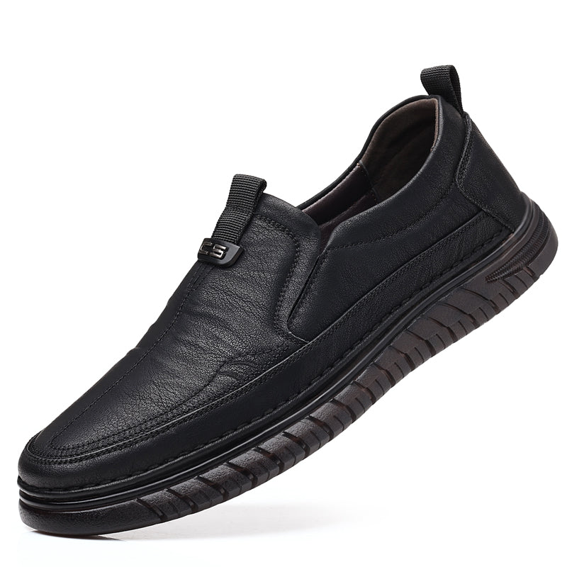 Slip-On Genuine Leather Loafers