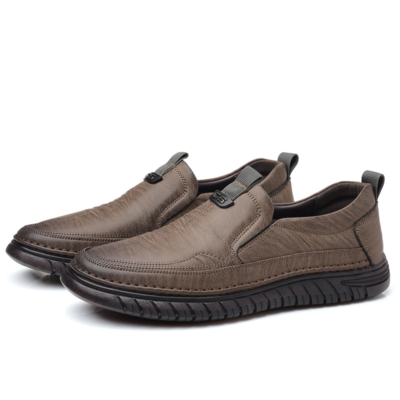 Slip-On Genuine Leather Loafers
