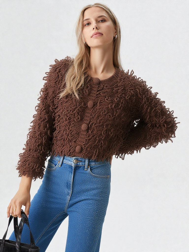 Serenity Fringe Knit Cardigan