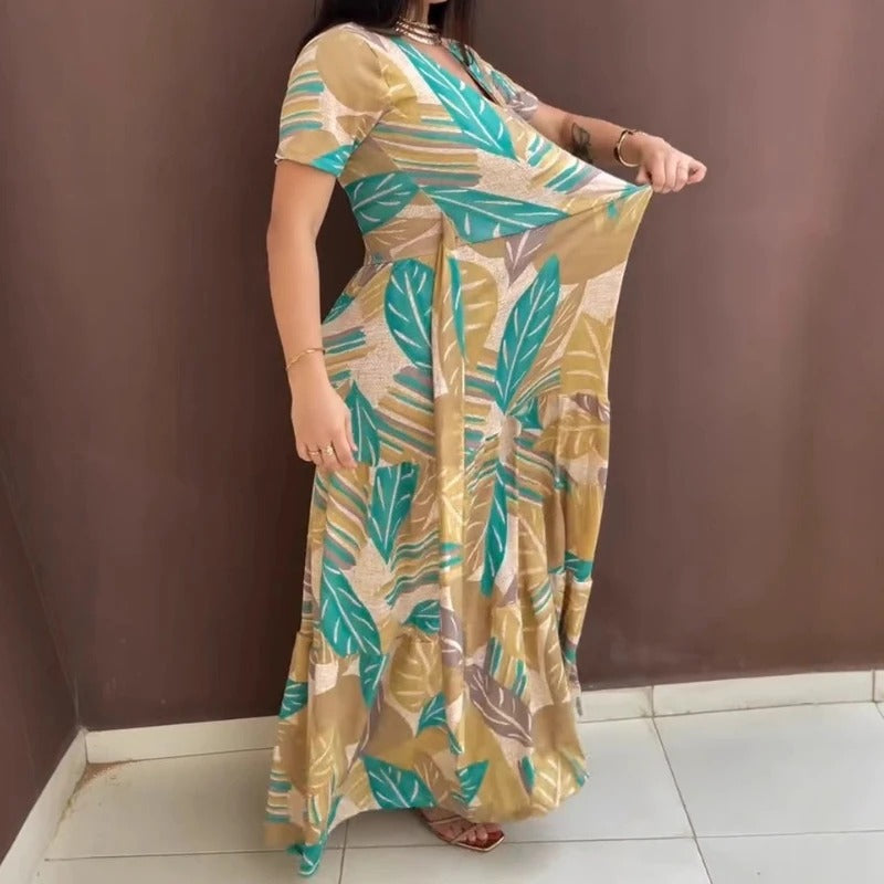 Isla Breeze V-Neck Dress