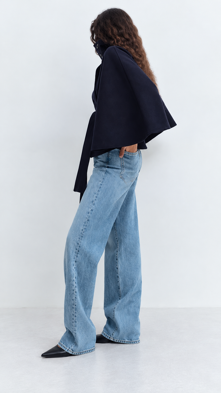The AURELLE Signature Cape Jacket