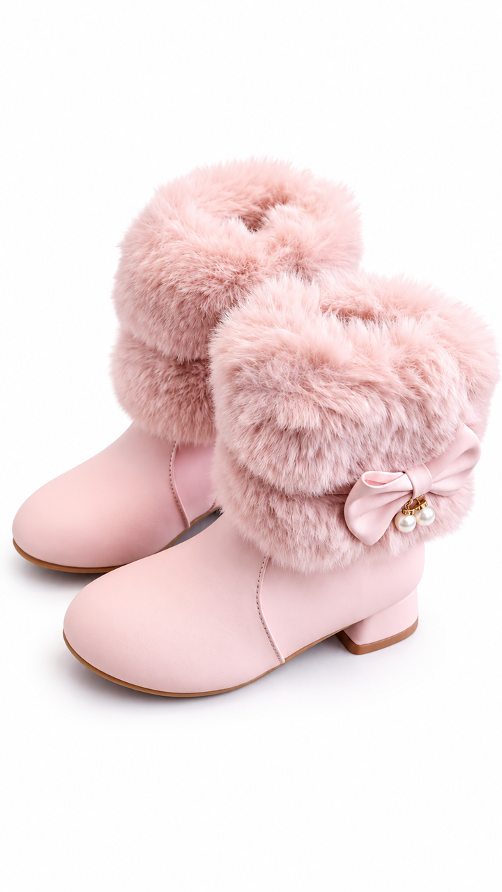The Elodie Fur-Cuff Boot
