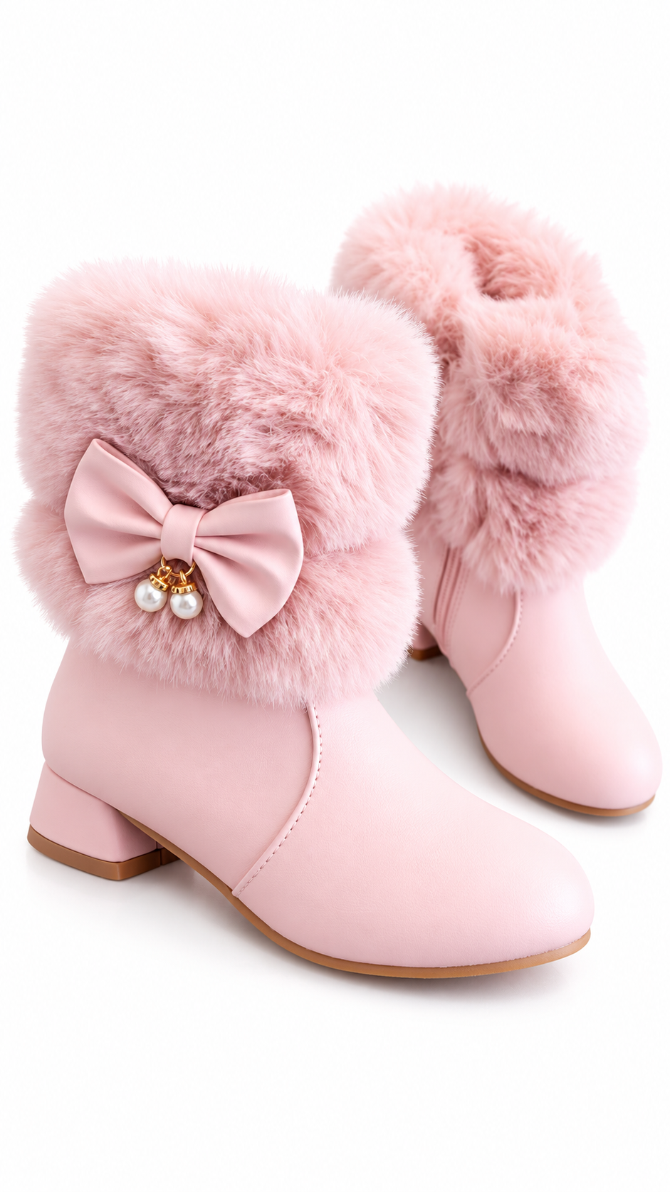 The Elodie Fur-Cuff Boot