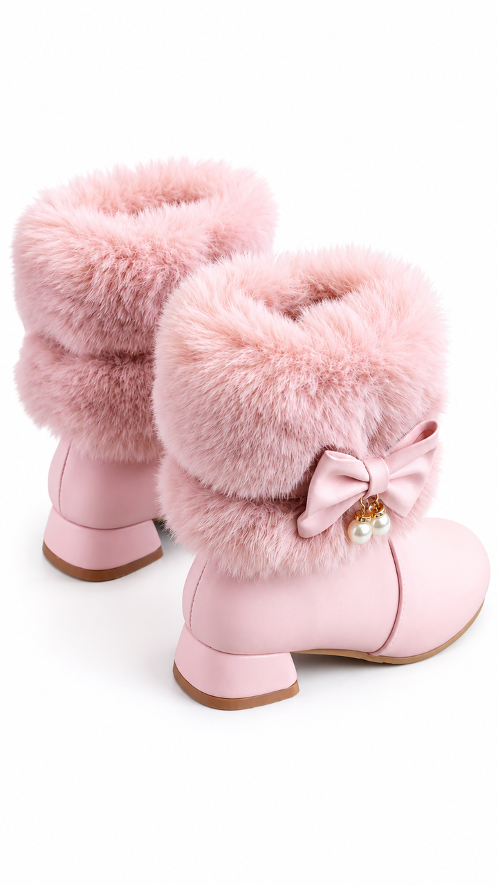 The Elodie Fur-Cuff Boot