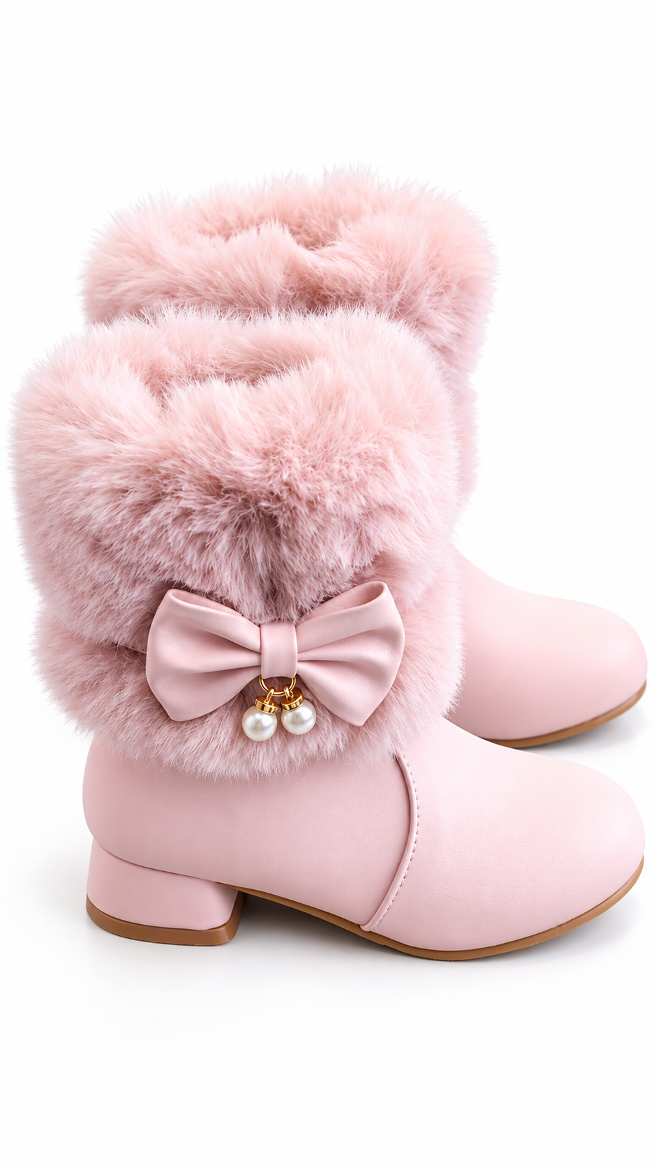 The Elodie Fur-Cuff Boot