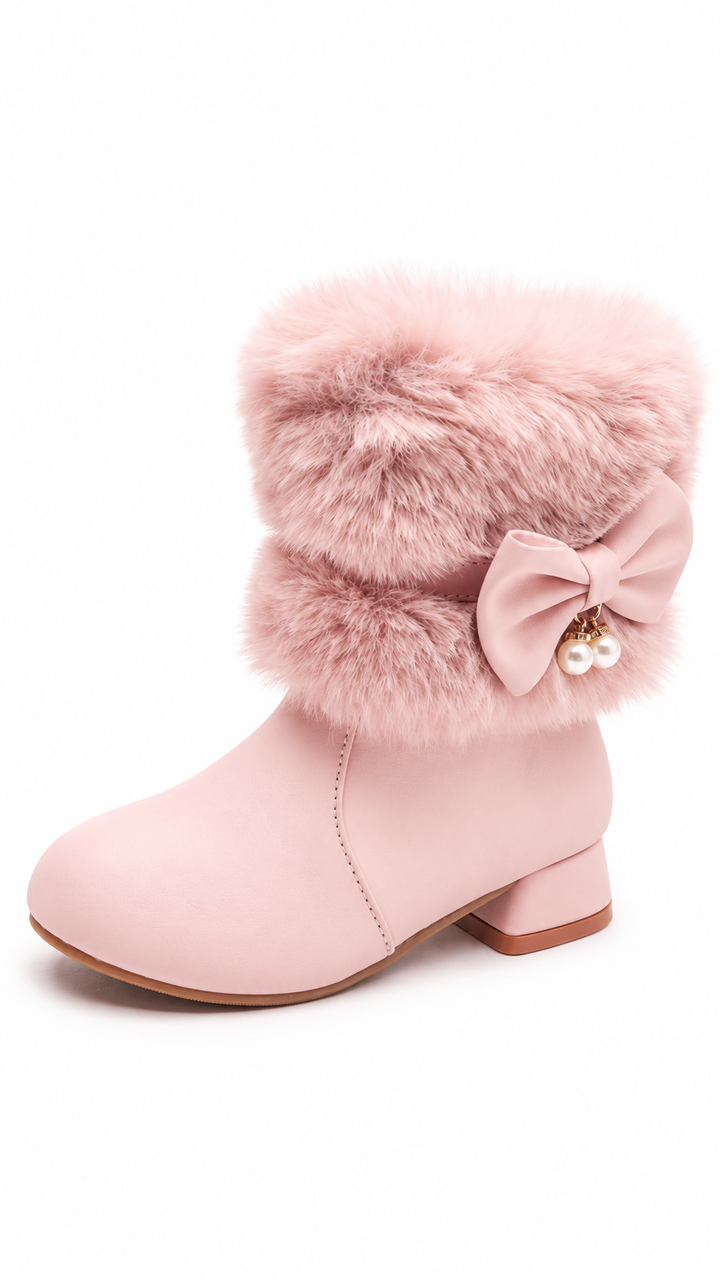 The Elodie Fur-Cuff Boot