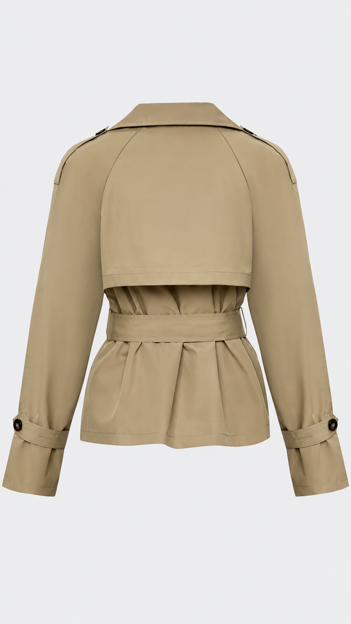 The city cropped trench