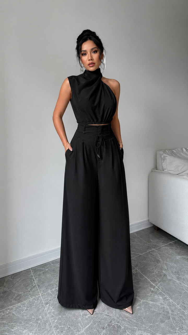 Celeste Drape Two-Piece Set
