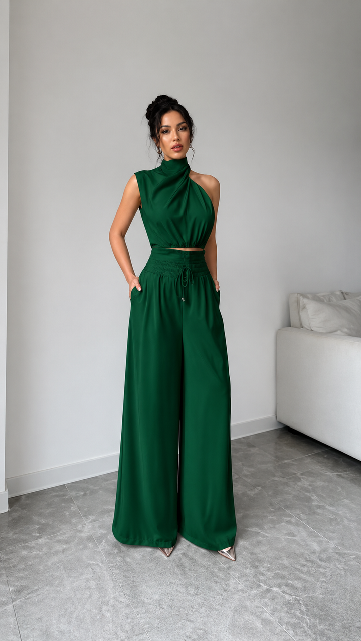 Celeste Drape Two-Piece Set