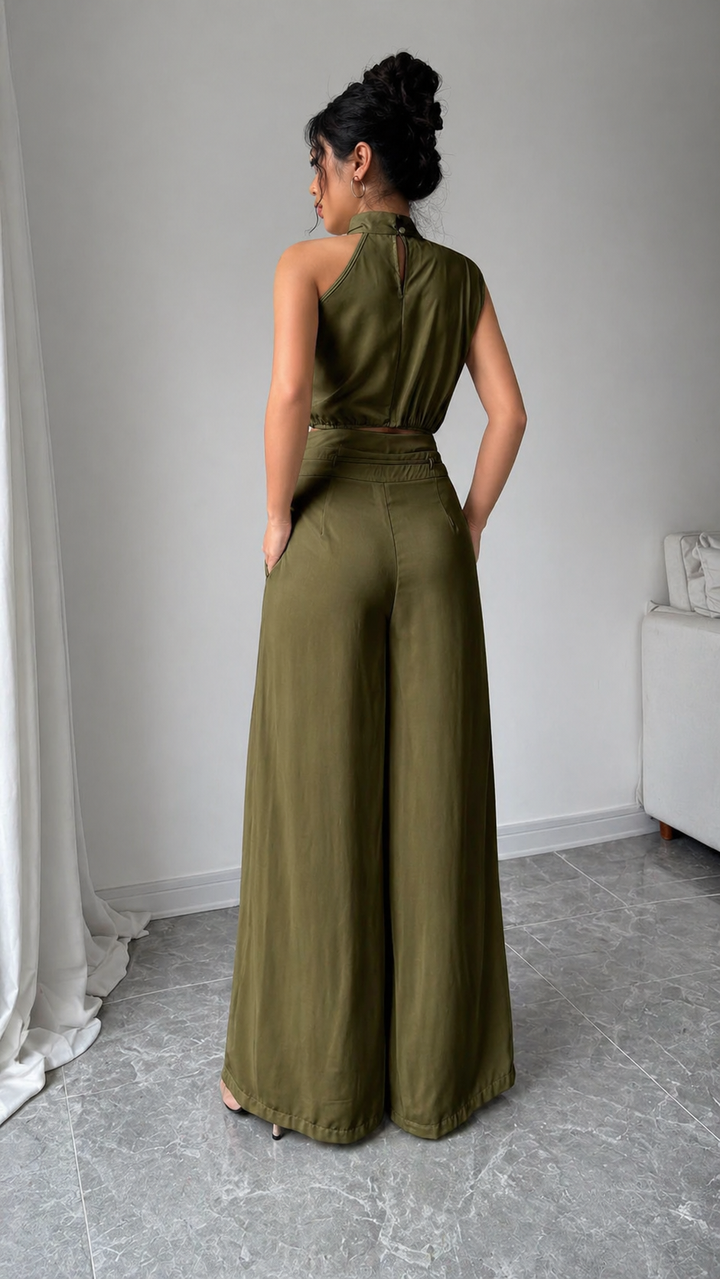 Celeste Drape Two-Piece Set