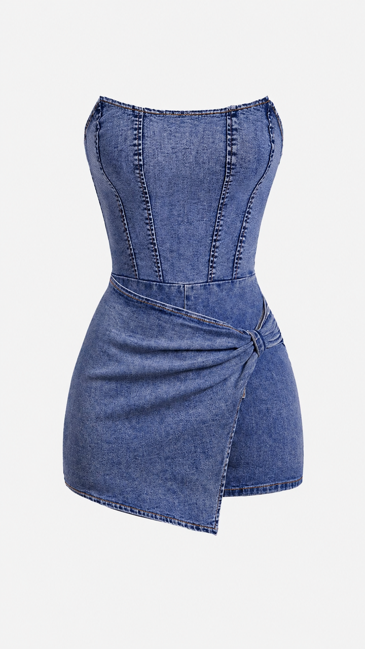 Riviera Denim Mini Dress
