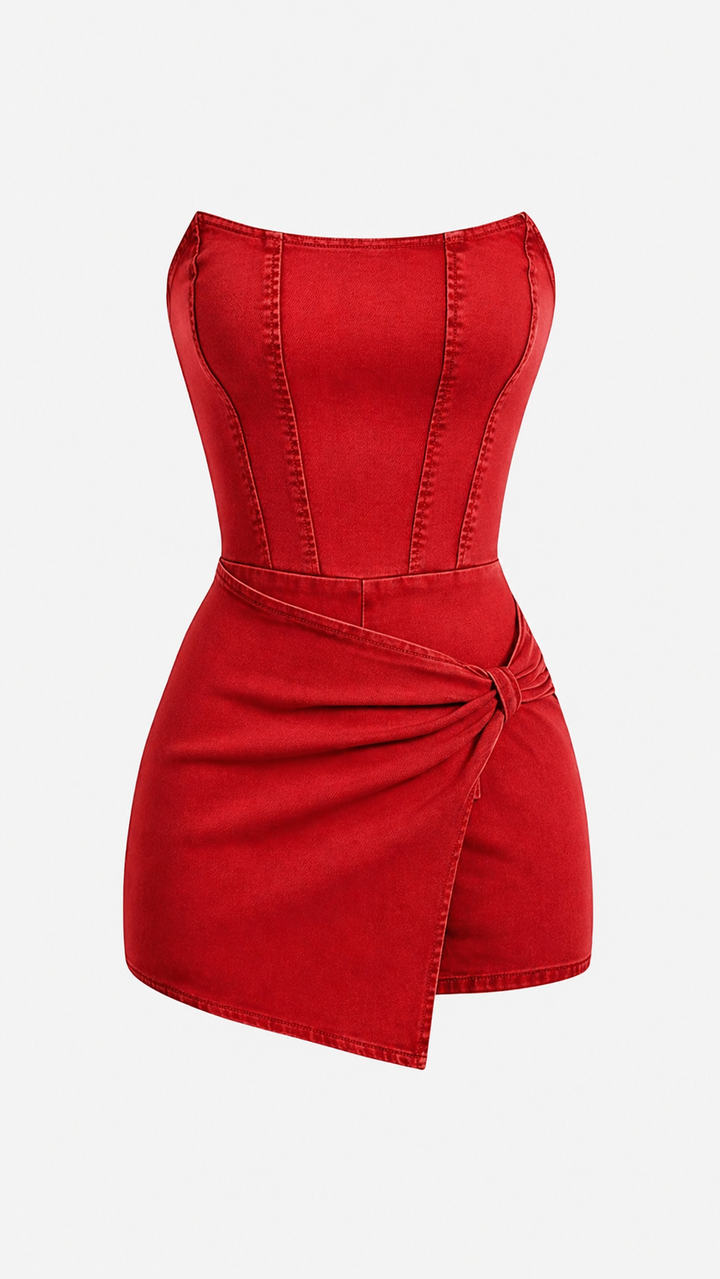 Riviera Denim Mini Dress