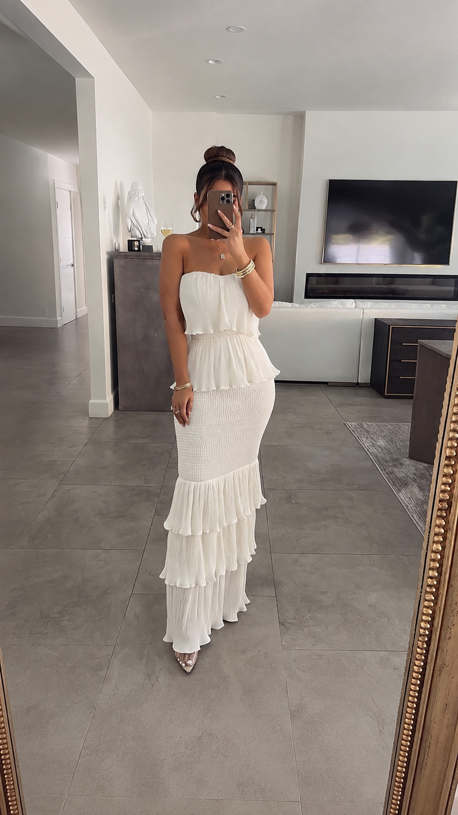 The Aurelia Ruffle Maxi Dress