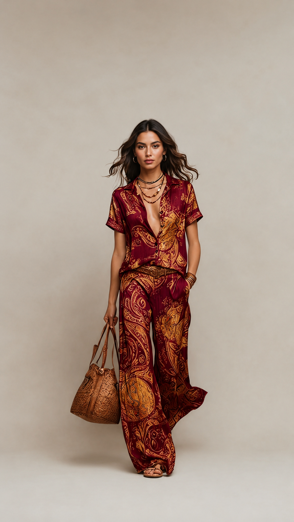 SOLARA™ Paisley Co-ord Set
