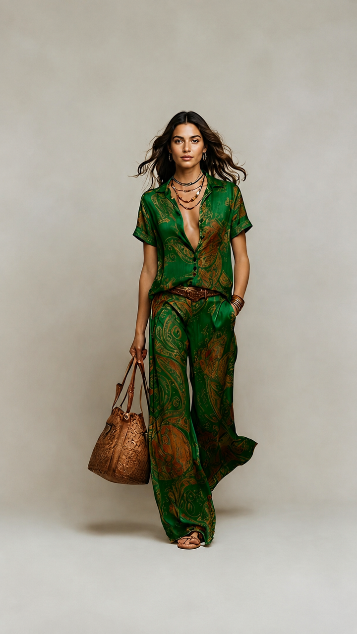 SOLARA™ Paisley Co-ord Set