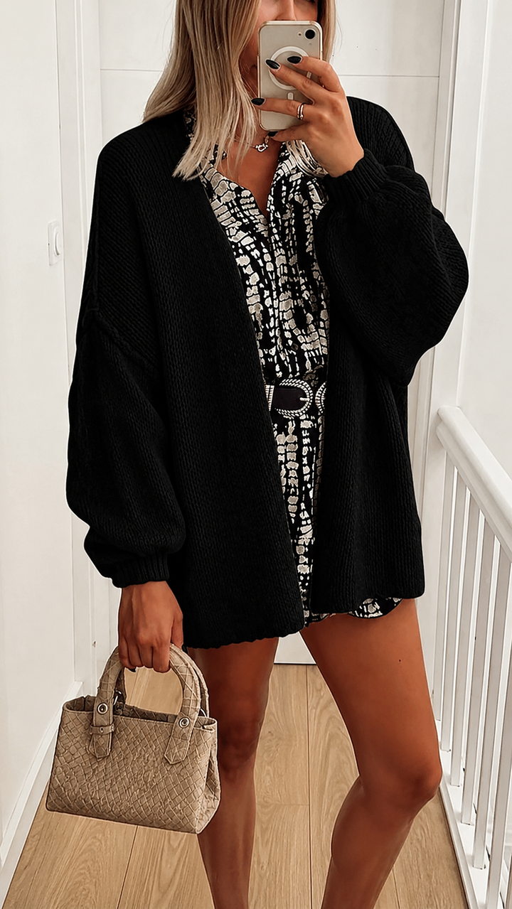 The Elara Cloud-Knit Cardigan