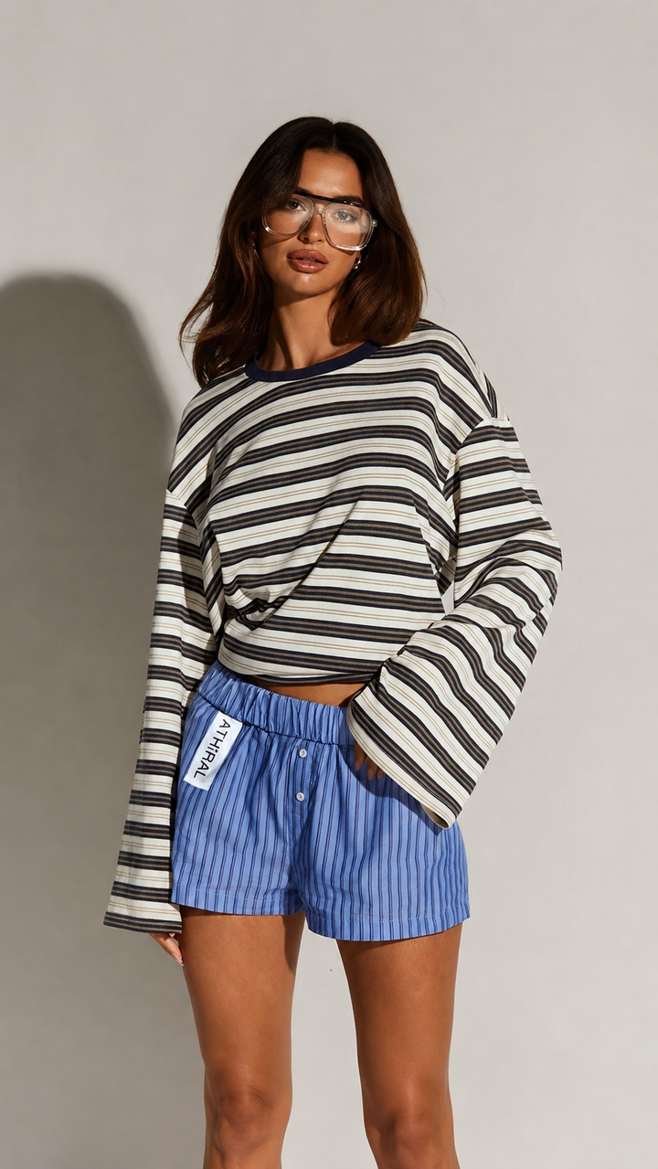 ATHISRAL After Hours Stripe Set