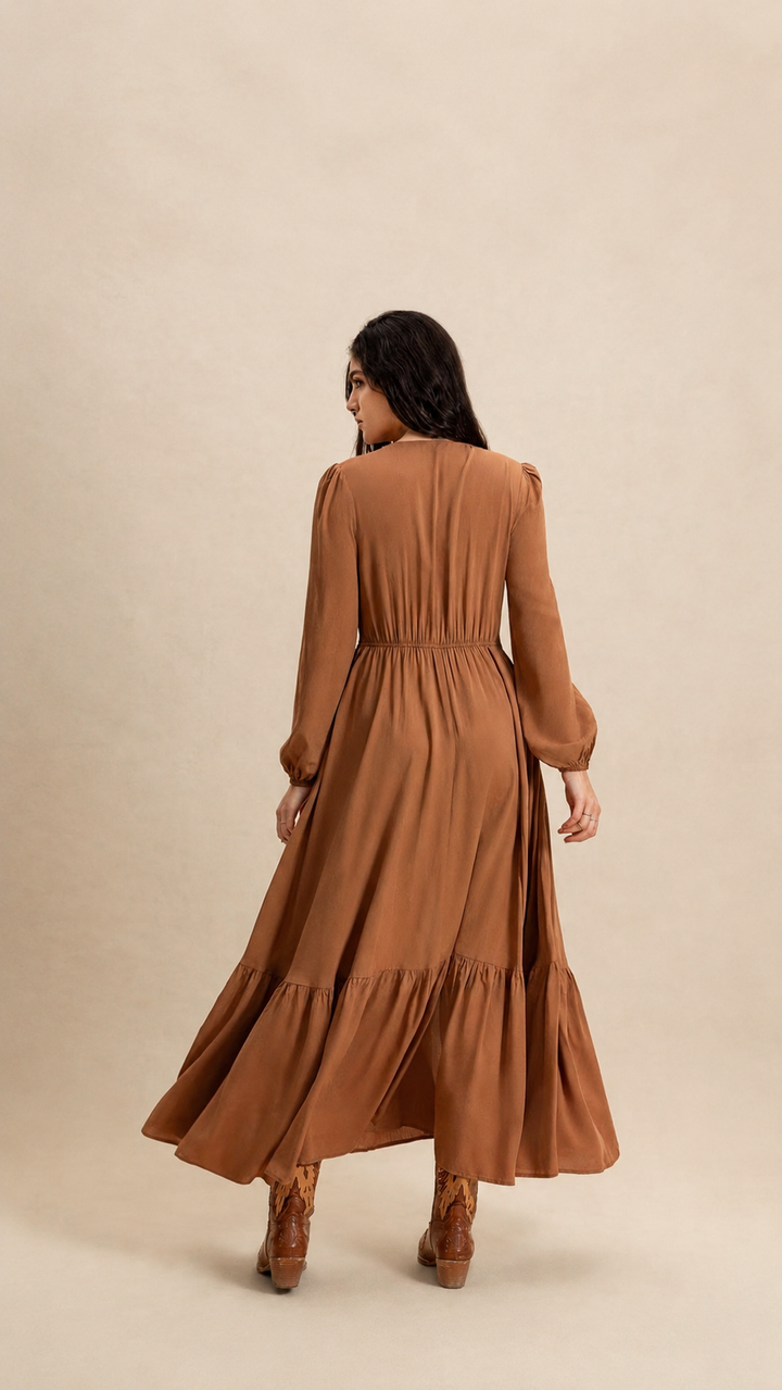 The Sierra Ember Maxi Dress