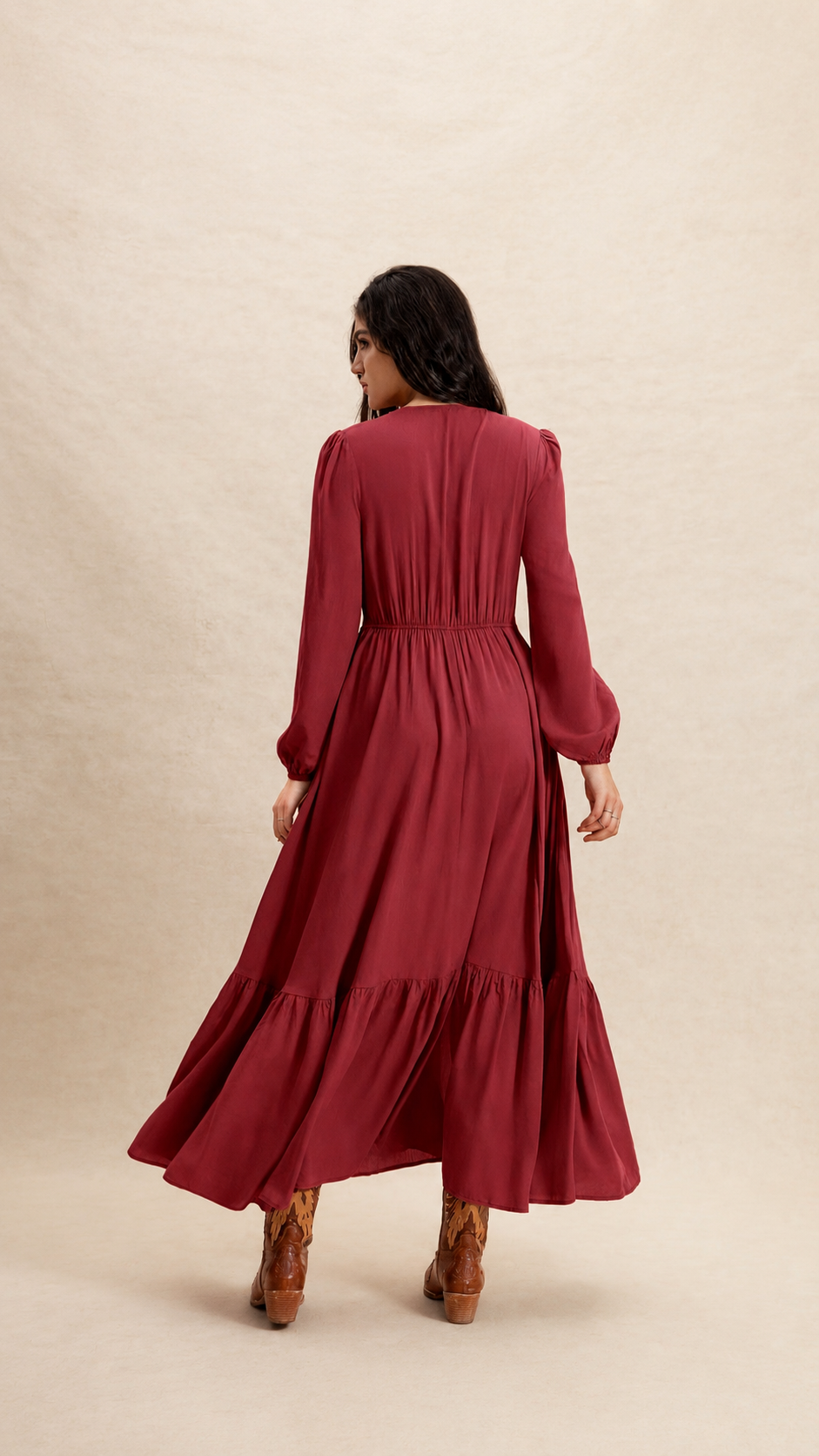 The Sierra Ember Maxi Dress