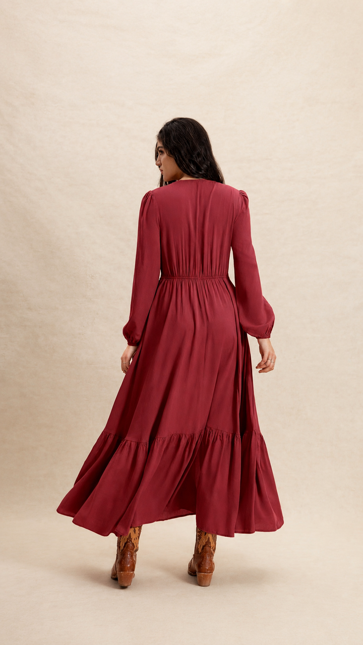 The Sierra Ember Maxi Dress