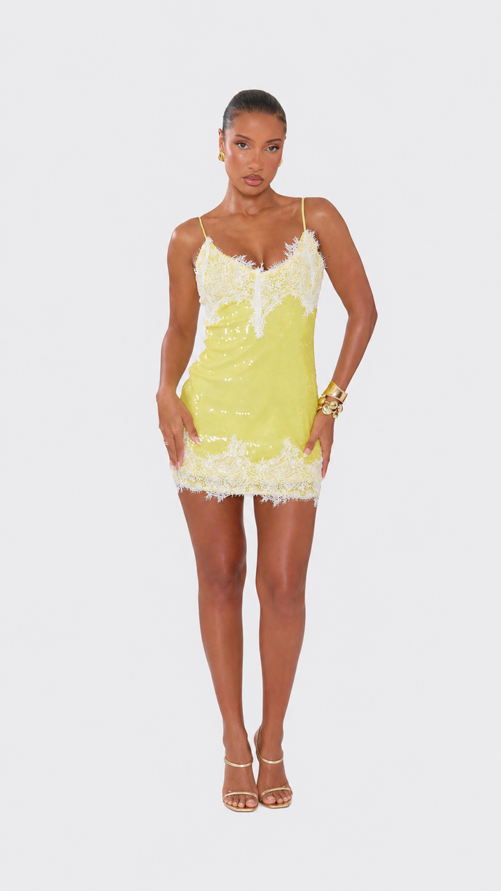 The Soleil After Dark Mini Dress