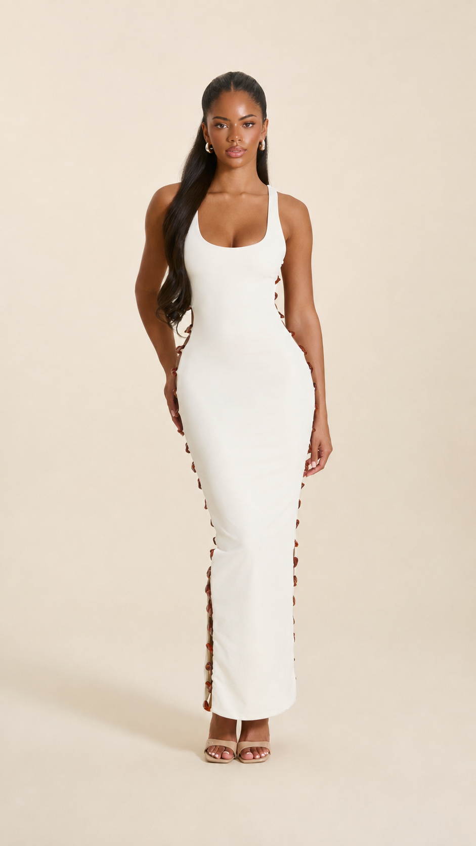 THE SOLARA LINK MAXI DRESS