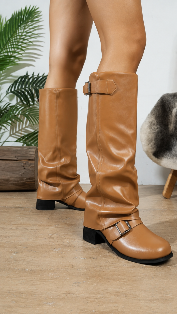 Midnight Renegade™ Buckled Riding Boots