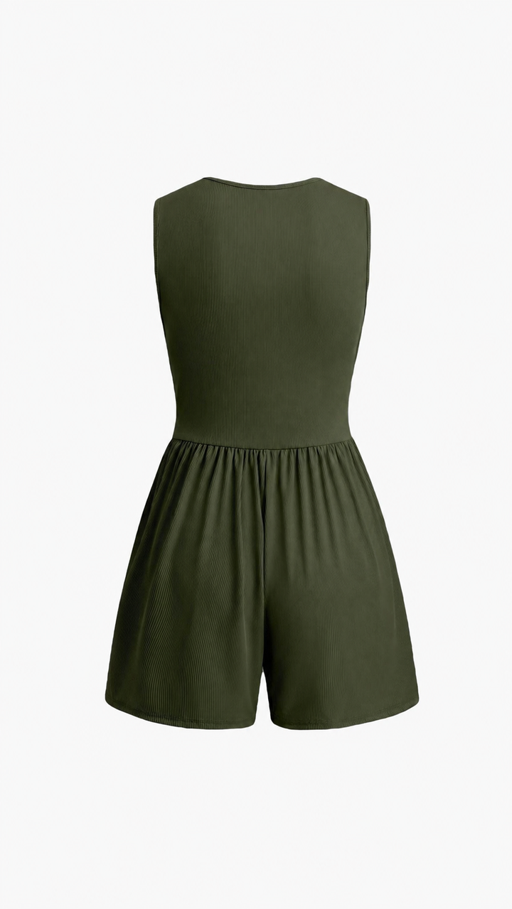 The Elodie Ribbed Romper