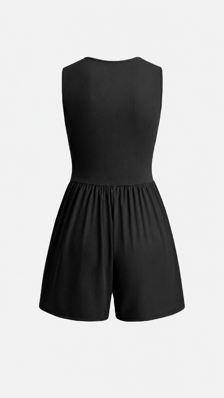 The Elodie Ribbed Romper