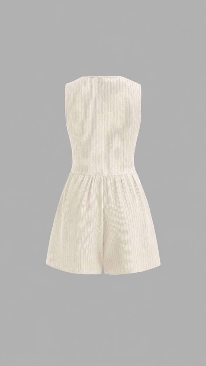 The Elodie Ribbed Romper