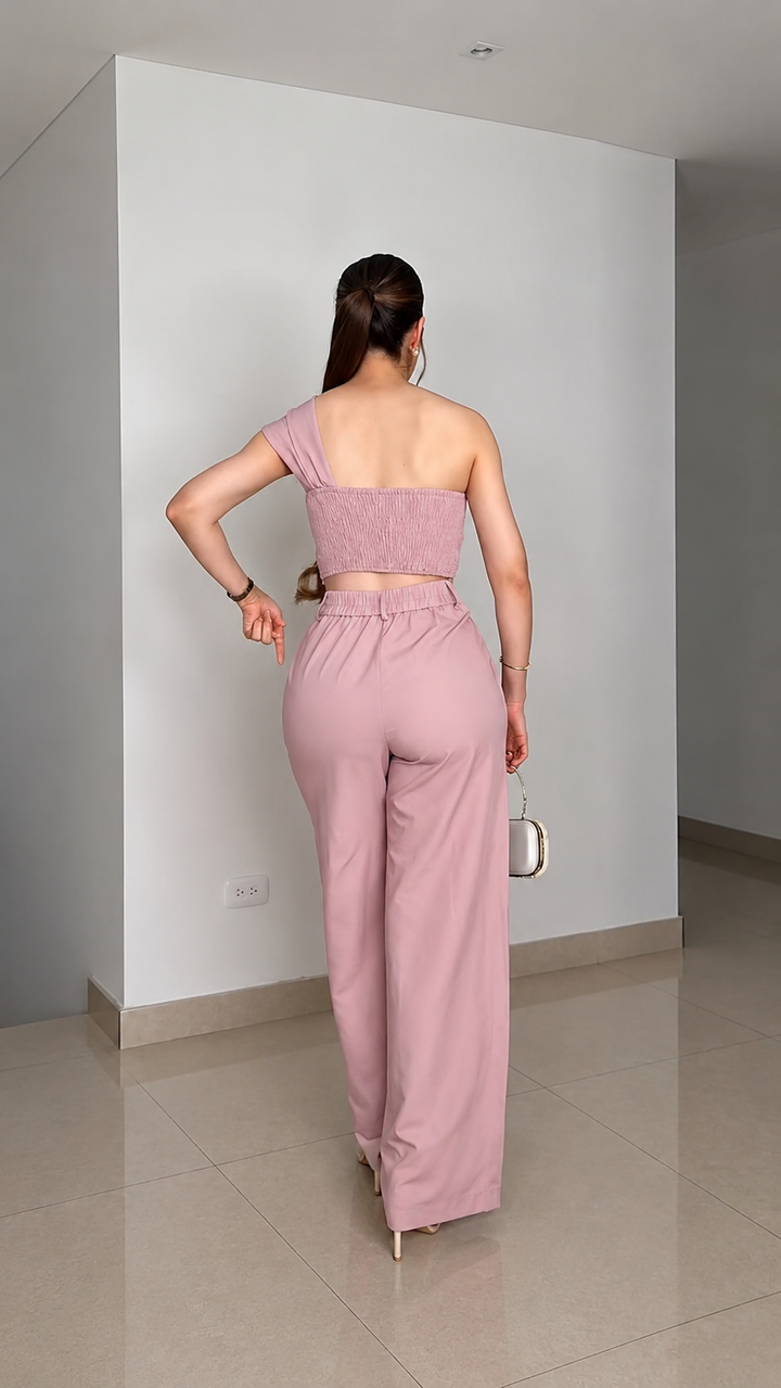 Rosé Bloom Two-Piece Set