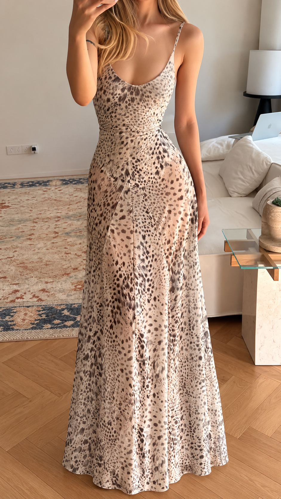 The Leopard Maxi Dress