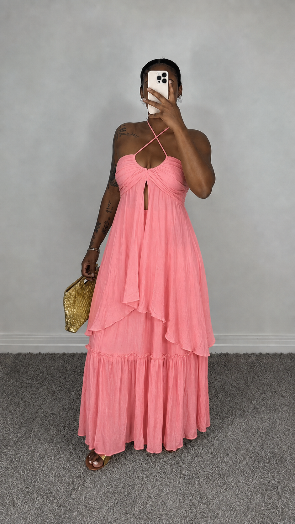 The Marielle Cascade Maxi Dress