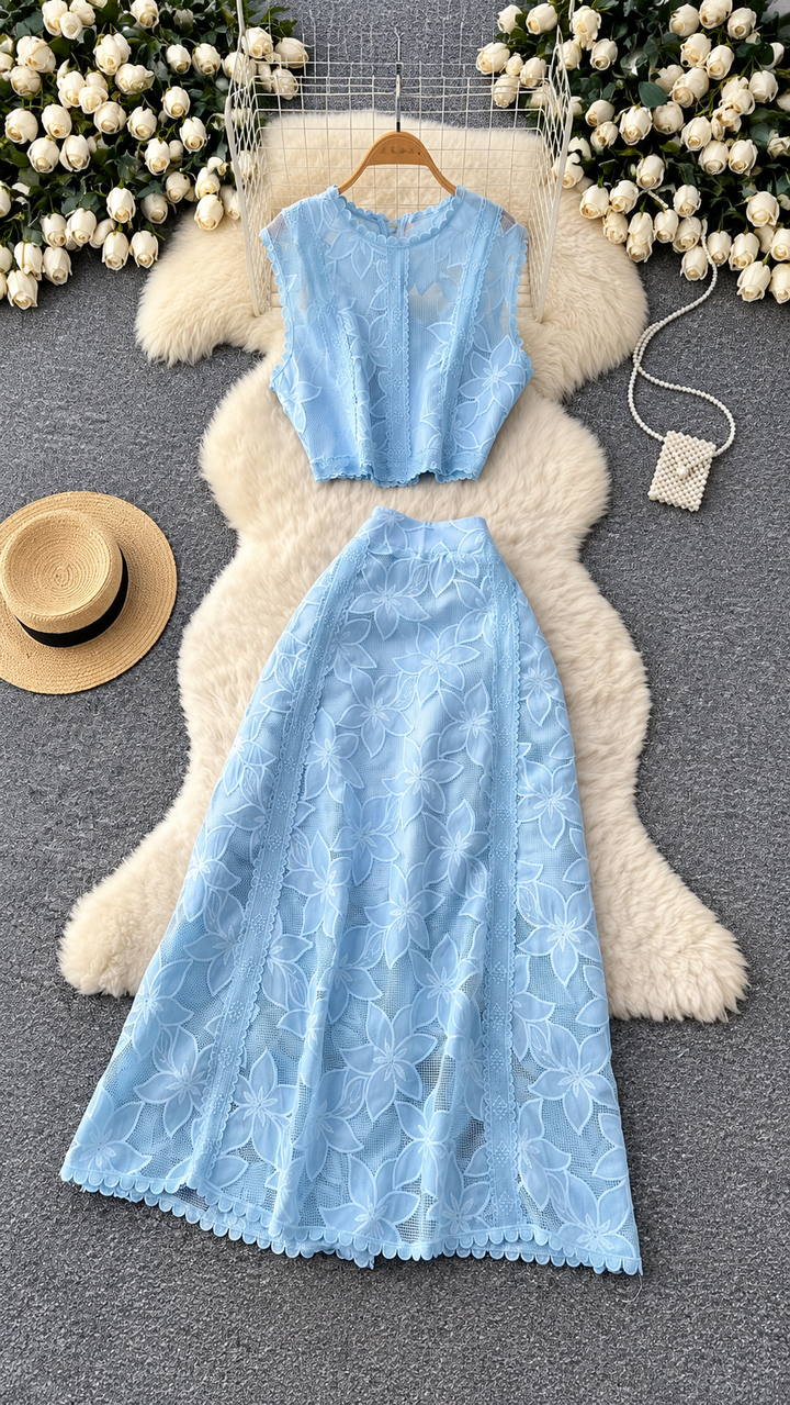 The Bloom Lace Two-Piece Set