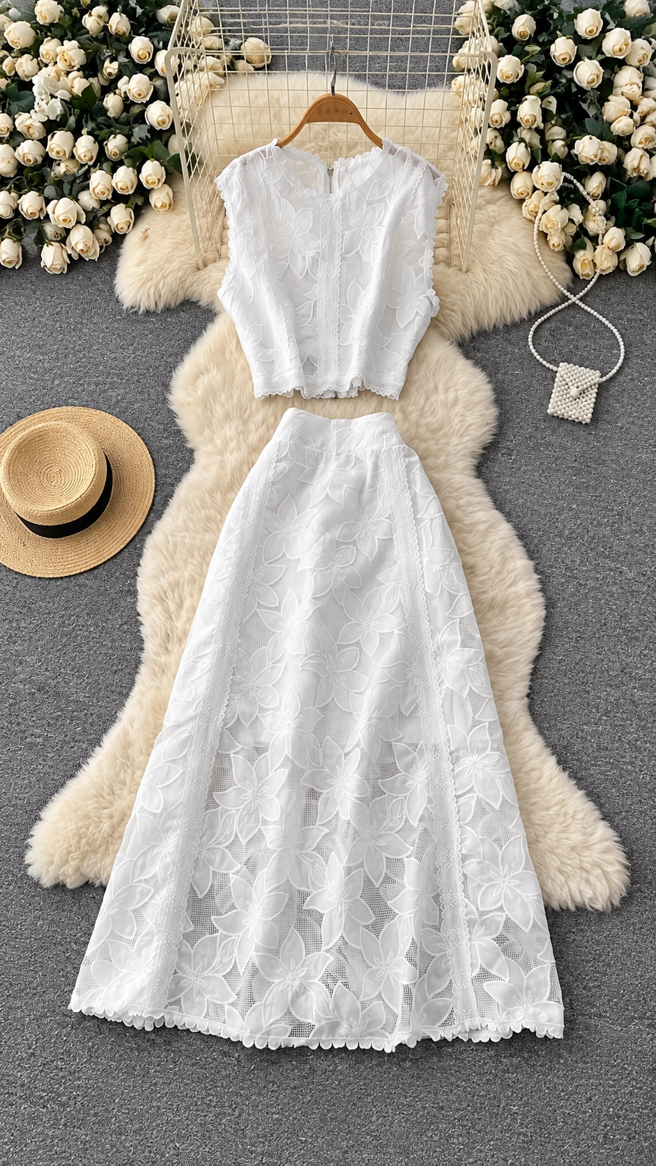 The Bloom Lace Two-Piece Set